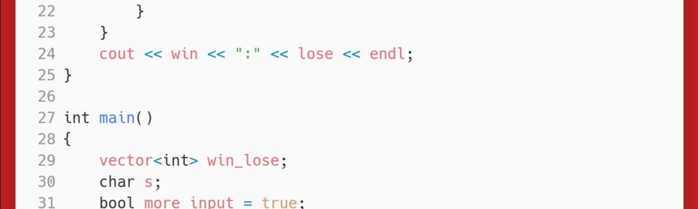 洛谷：P1042：乒乓球